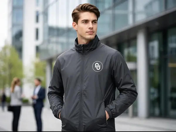Jaqueta corta-vento masculina personalizada